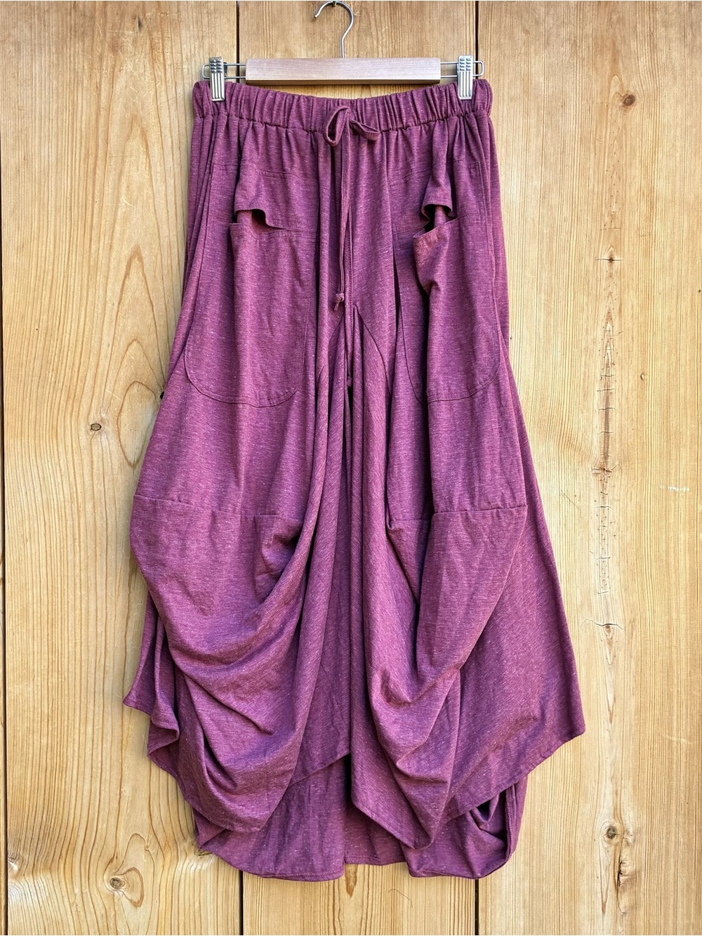 Thaluta NWOT Wine Midi Boho Skirt One Size
